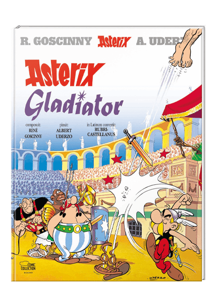 Cover Asterix Latein 04 - Asterix Gladiator – Egmont Ehapa