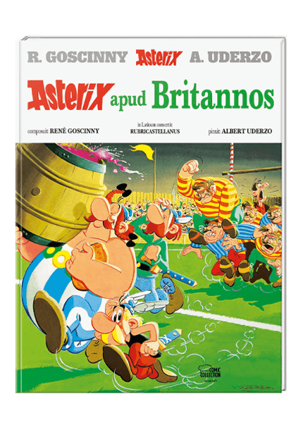 Cover Asterix Latein 09 - Apud Britannos – Egmont Ehapa