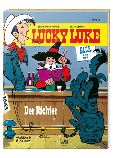 Cover Lucky Luke Nr. 31: Der Richter - gebundene Ausgabe – Egmont Ehapa
