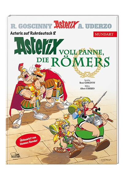 Cover Asterix Mundart Ruhrdeutsch VIII - Voll Panne, die Römers – Egmont Ehapa