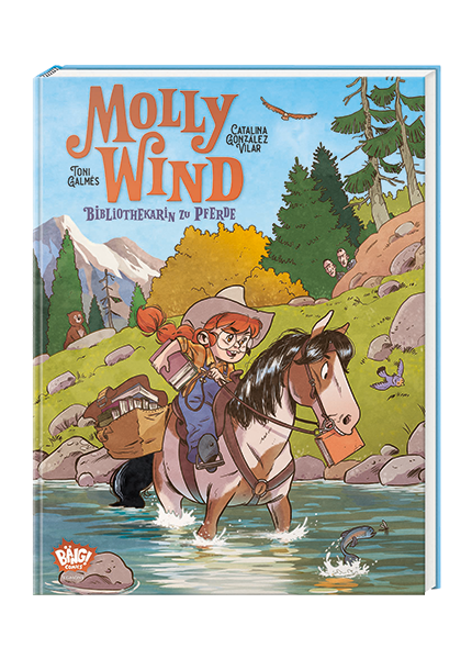 Cover Molly Wind - Bibliothekarin zu Pferde – Egmont Ehapa