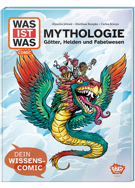 Cover WAS IST WAS Comic - Mythologie - Götter, Helden und Fabelwesen – Egmont Ehapa