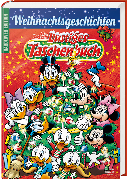 Lustiges Taschenbuch Weihnachtsgeschichten 13 – Cover der gebundenen Egmont-Ausgabe