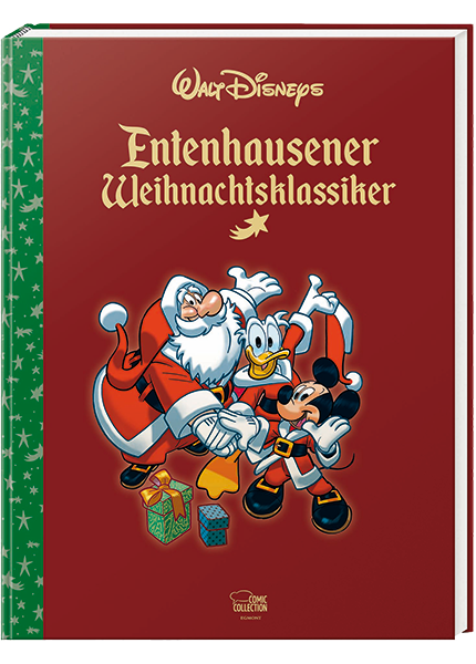 Entenhausener Weihnachtsklassiker – Cover der gebundenen Disney-Ausgabe von Egmont