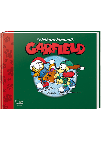 Weihnachten mit Garfield – Cover der gebundenen Egmont-Ausgabe von Jim Davis