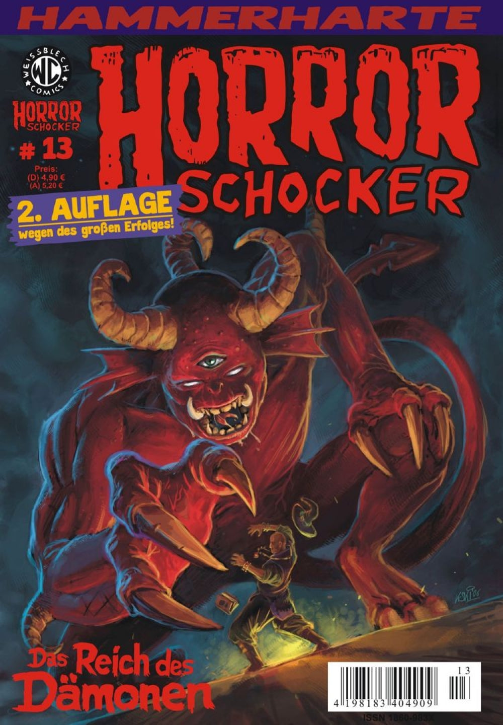 Cover Horrorschocker 13 – Das Reich des Dämonen – Weissblech