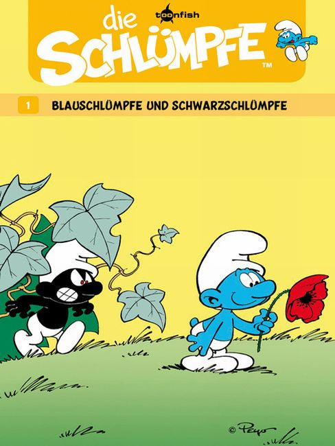 Die Schlümpfe 01 (Neuauflage) – Blauschlümpfe und Schwarzschlümpfe – Cover
