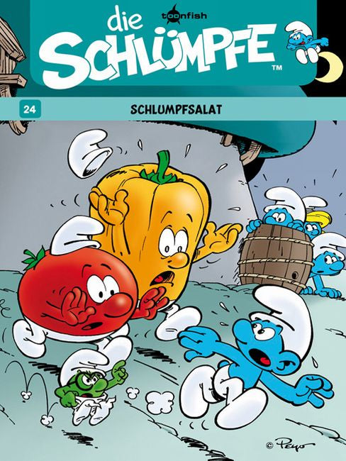 Cover Die Schlümpfe 24 – Schlumpfsalat – toonfish