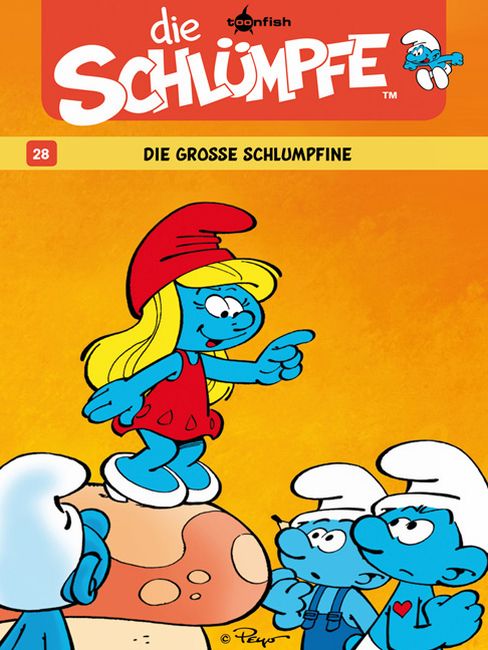 Cover Die Schlümpfe 28 – Die große Schlumpfine – toonfish
