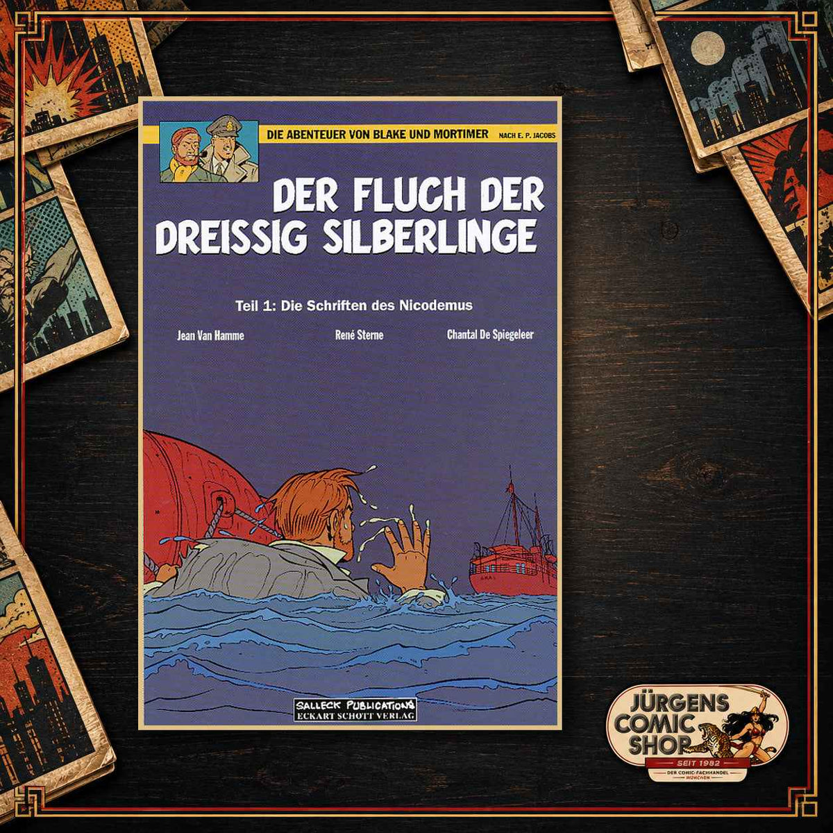 Die Abenteuer von Blake und Mortimer 16 VZA – Der Fluch der dreissig Silberlinge – Teil 1: Die Schriften des Nicodemus