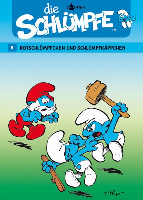 Cover Die Schlümpfe 09 – Rotschlümpfchen und Schlumpfkäppchen – toonfish