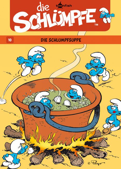 Cover Die Schlümpfe 10 – Die Schlumpfsuppe – toonfish