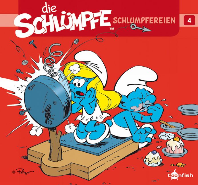 Cover Die Schlümpfe - Schlumpfereien 04 – Kurzgeschichten und Cartoon-Strips – toonfish