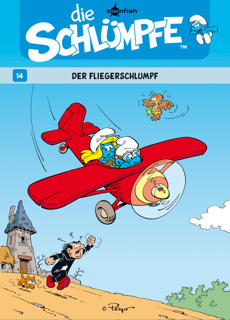 Cover Die Schlümpfe 14 – Der Fliegerschlumpf – toonfish