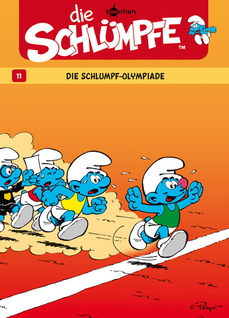 Die Schlümpfe 11 – Die Schlumpf-Olympiade – Originalcover
