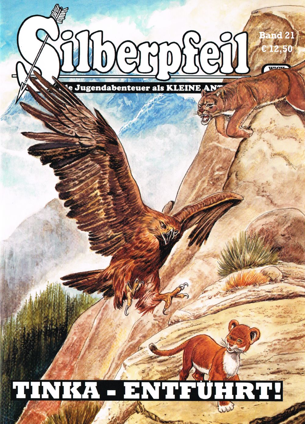 Cover Silberpfeil 21 – Tinka - entführt! – Wick Comics