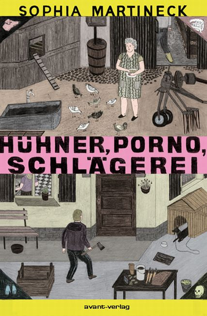 Hühner, Porno, Schlägerei – Cover