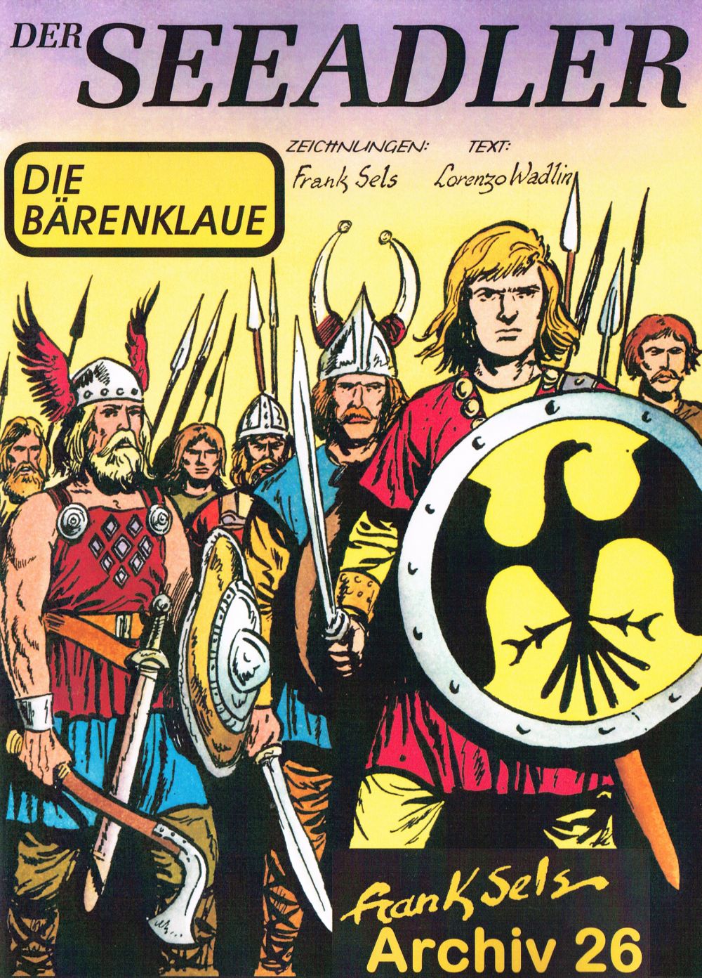 Cover Frank Sels Archiv 26 – Der Seeadler: 5 - Die Bärenklaue – Wick Comics