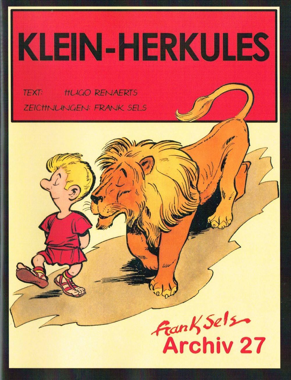 Cover Frank Sels Archiv 27 – Klein - Herkules – Wick Comics