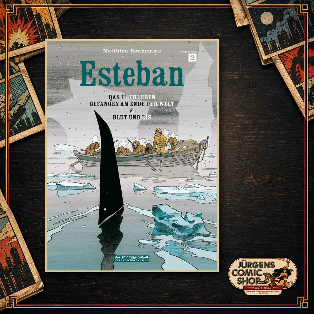 Esteban 2 – Das Überleben, Gefangen am Ende der Welt & Blut und Eis