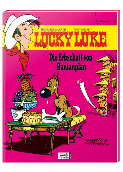 Cover Lucky Luke Nr. 53: Die Erbschaft von Rantanplan - gebundene Ausgabe – Egmont Ehapa
