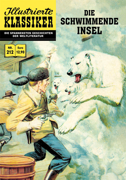 Illustrierte Klassiker Nr. 212 – Die schwimmende Insel – Cover