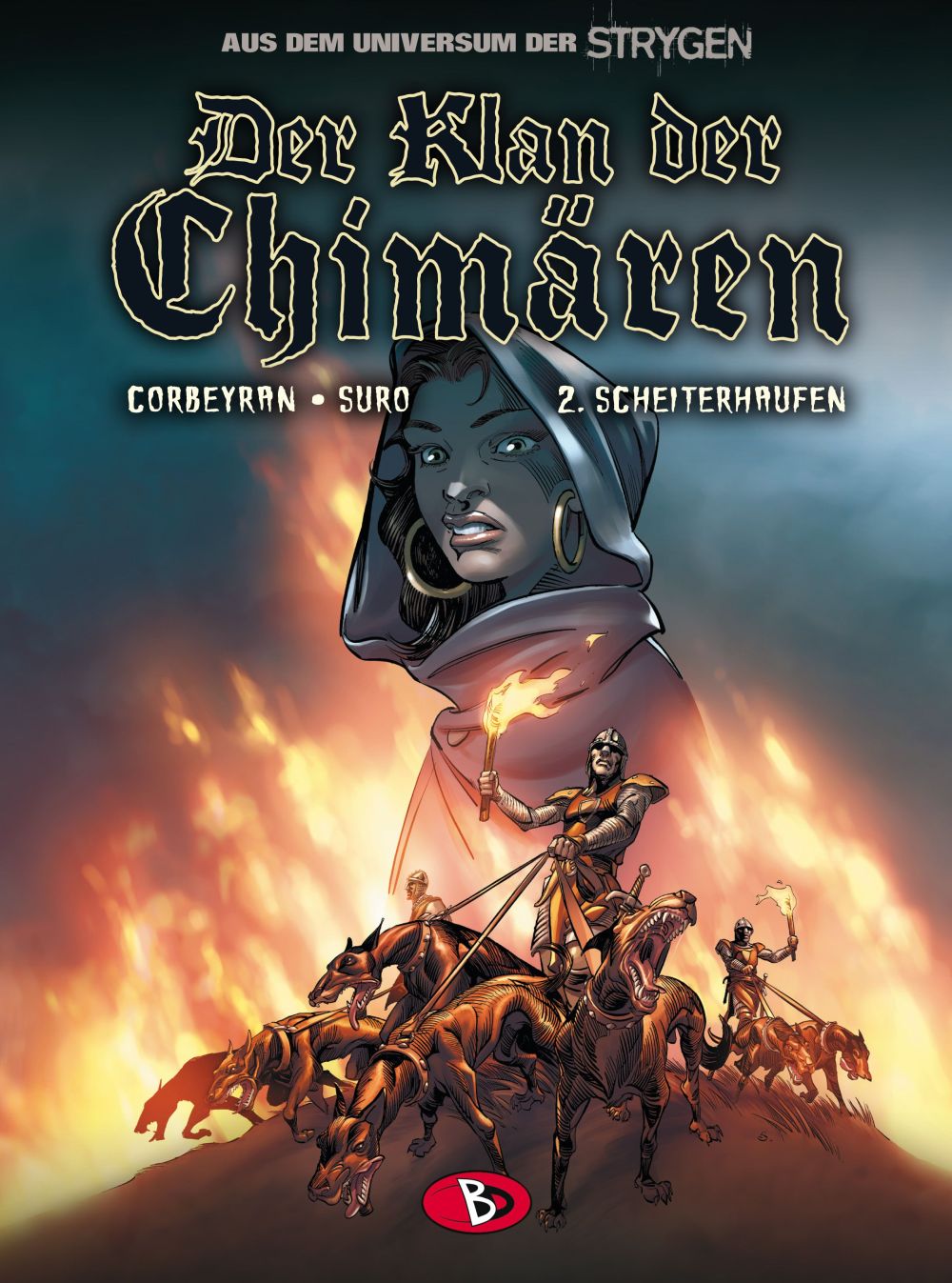 Der Klan der Chimären 2 – Scheiterhaufen – Cover