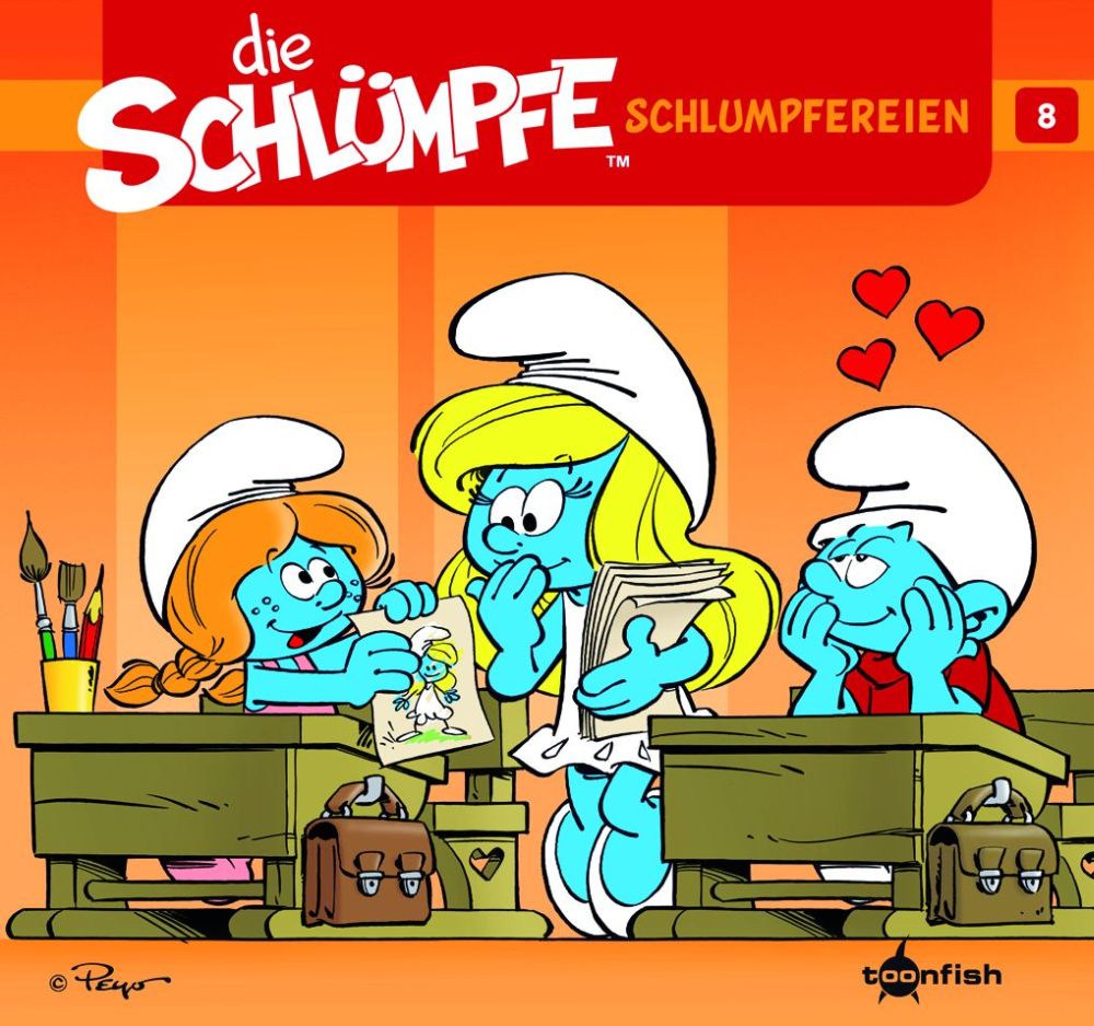 Cover Die Schlümpfe - Schlumpfereien 08 – Kurzgeschichten und Cartoon-Strips – toonfish