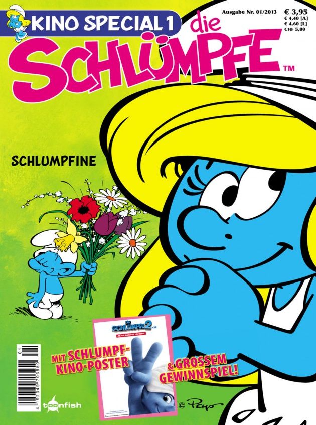 Cover Die Schlümpfe Kino Special 01/2013 – Schlumpfine – toonfish