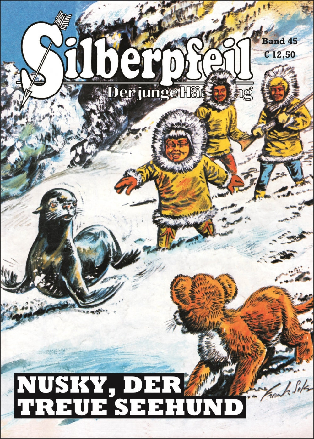 Cover Silberpfeil 45 – Nusky, der treue Seehund – Wick Comics