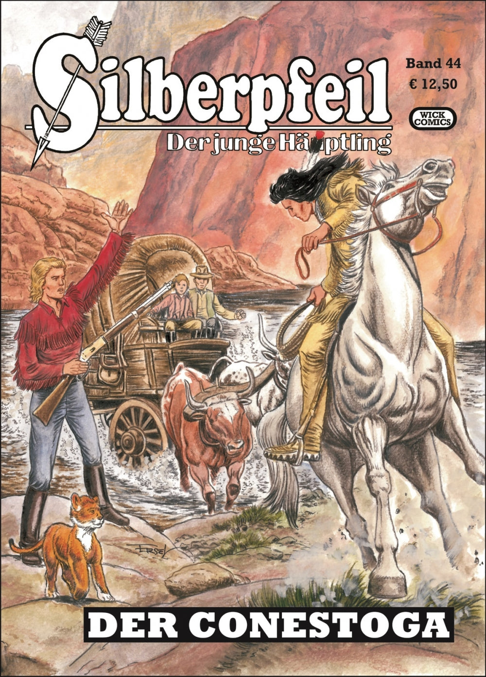 Cover Silberpfeil 44 – Der Conestoga – Wick Comics