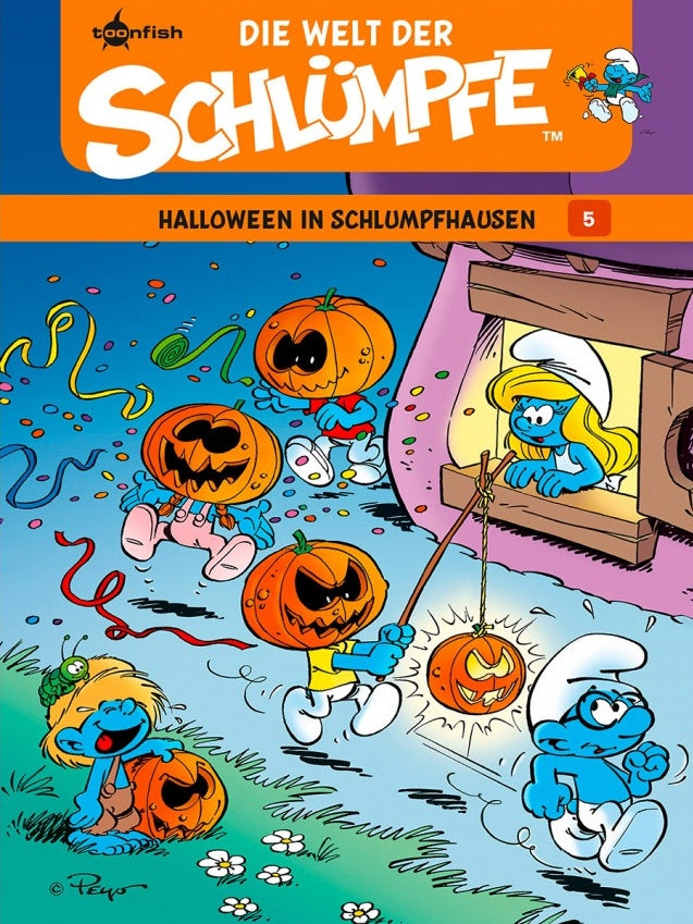 Cover Die Schlümpfe - Die Welt der Schlümpfe 5 – Halloween in Schlumpfhausen – toonfish