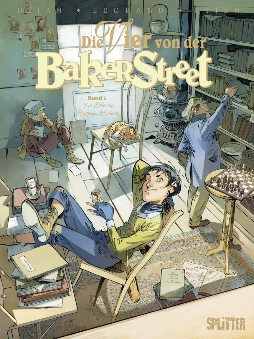 Die Vier von der Baker Street 5 – Das Erbe von Professor Moriarty – Cover