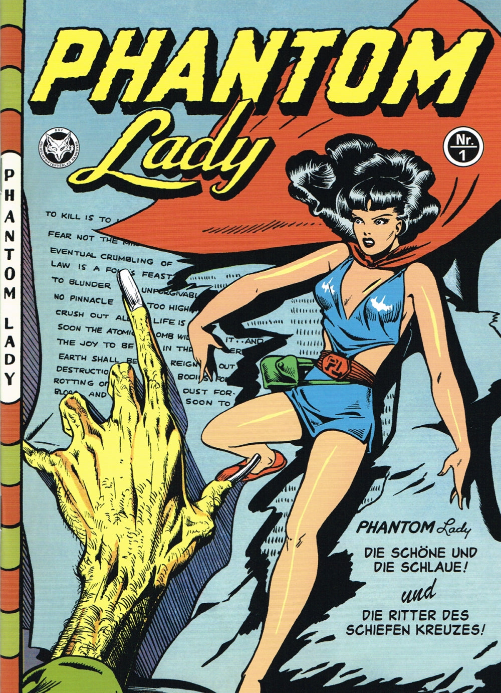 Phantom Lady 1 – Cover