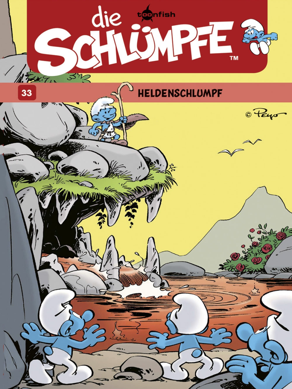 Cover Die Schlümpfe 33 – Heldenschlumpf – toonfish