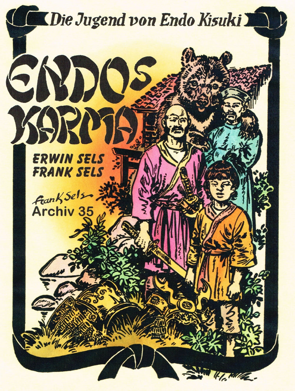 Cover Frank Sels Archiv 35 – Die Jugend von Endo Kisuki: Endos Karma – Wick Comics
