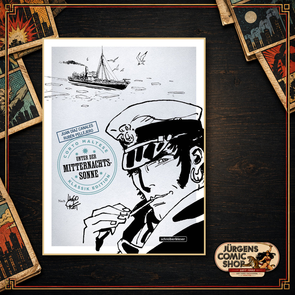 Corto Maltese 13 (s/w) Klassik Edition – Unter der Mitternachtssonne