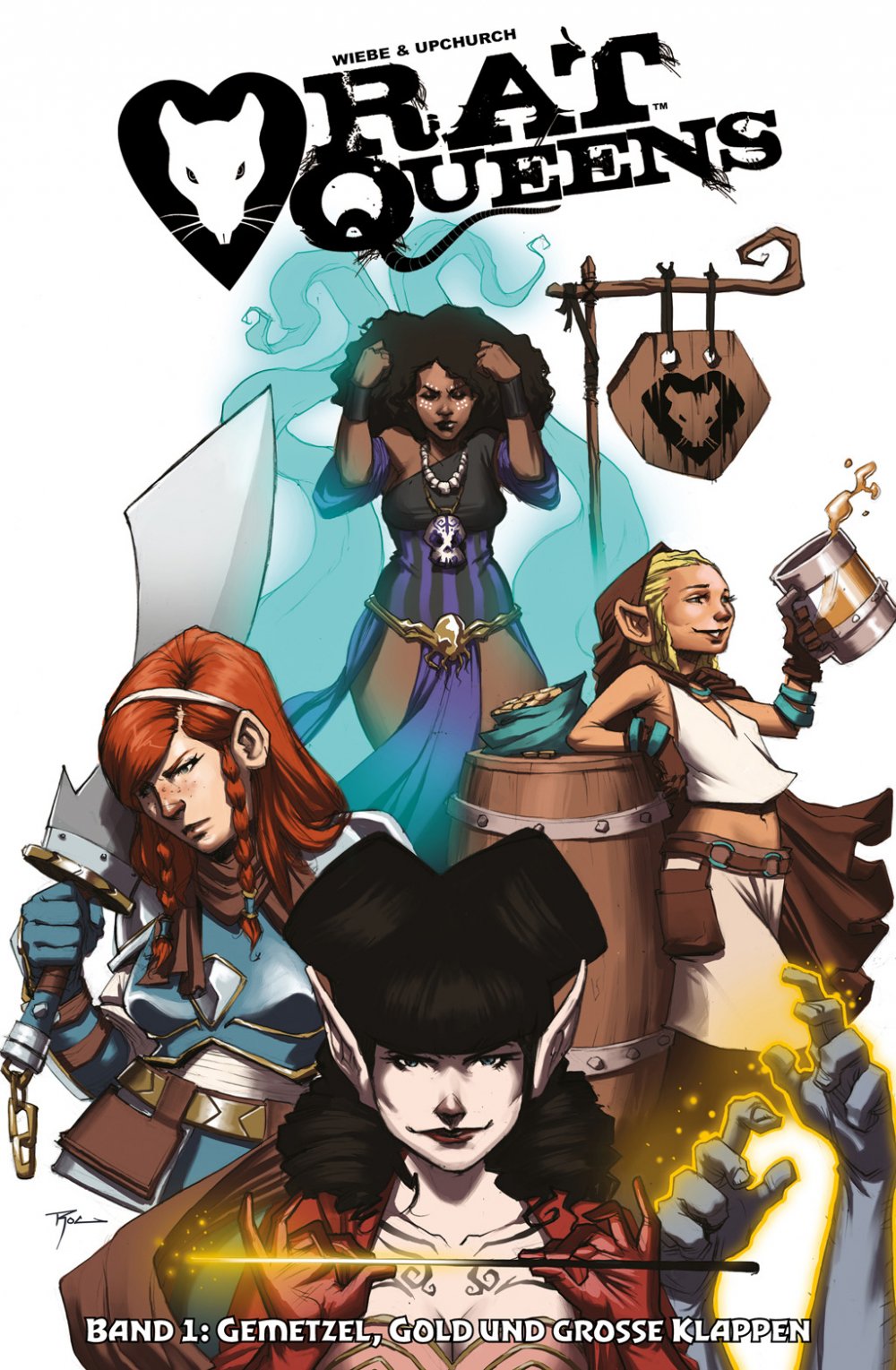 Rat Queens 01 – Gemetzel, Gold und große Klappen – Cover