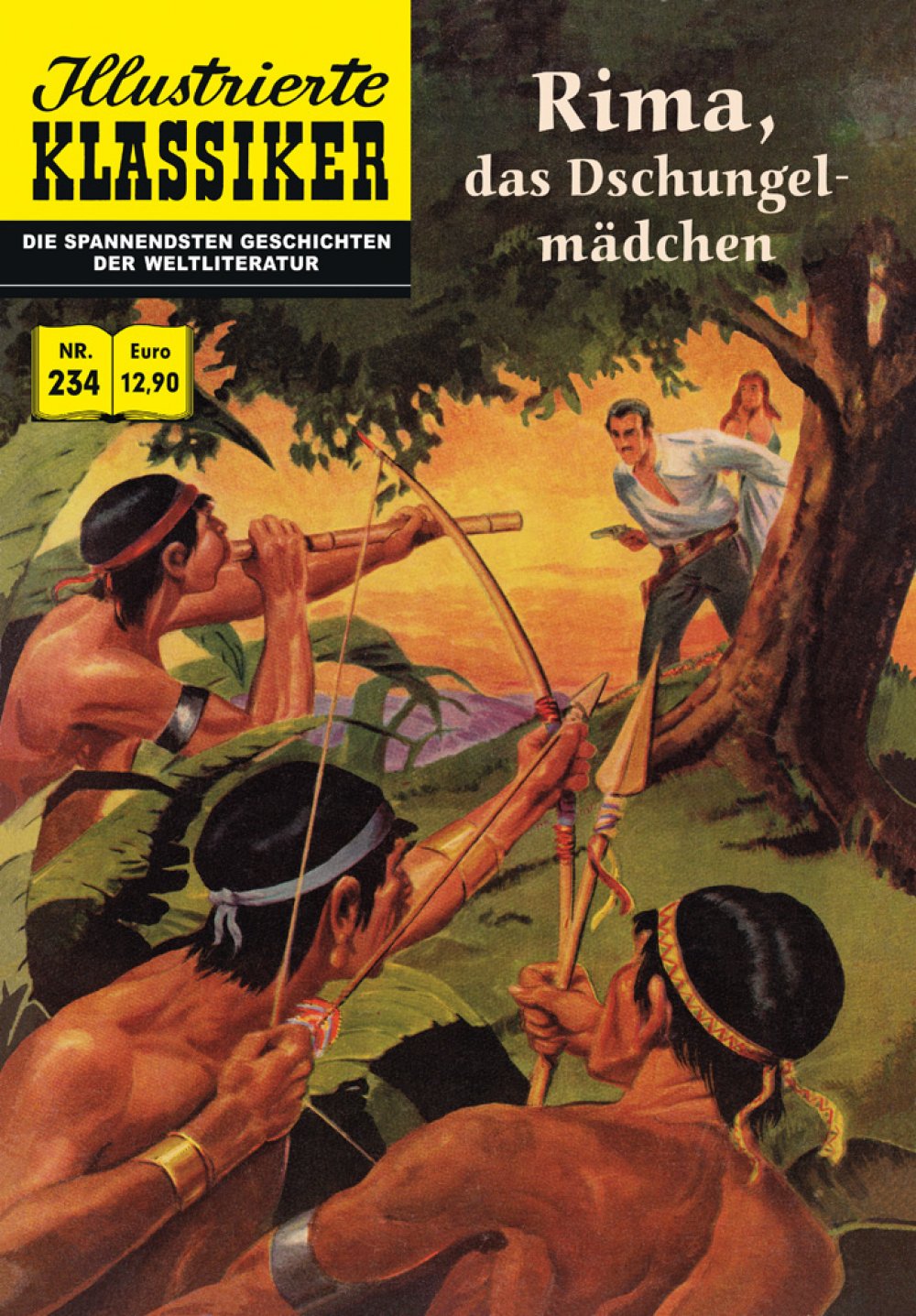 Illustrierte Klassiker Nr. 234 – Rima, das Dschungelmädchen – Cover