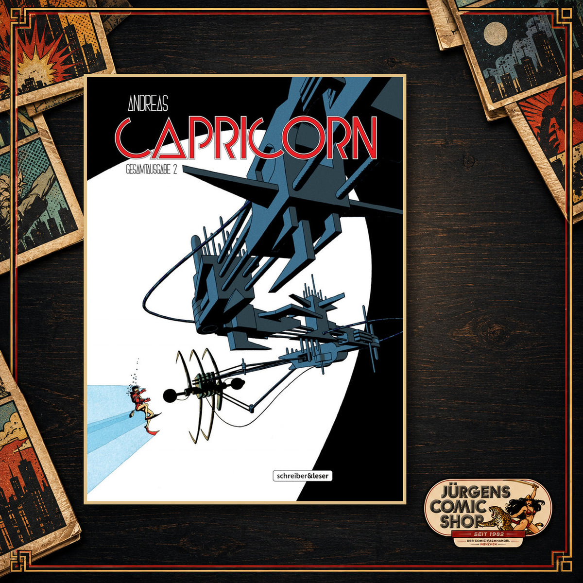 Capricorn Sammelband 2 – Der schwarze Würfel / Rote Karten / Attacke!