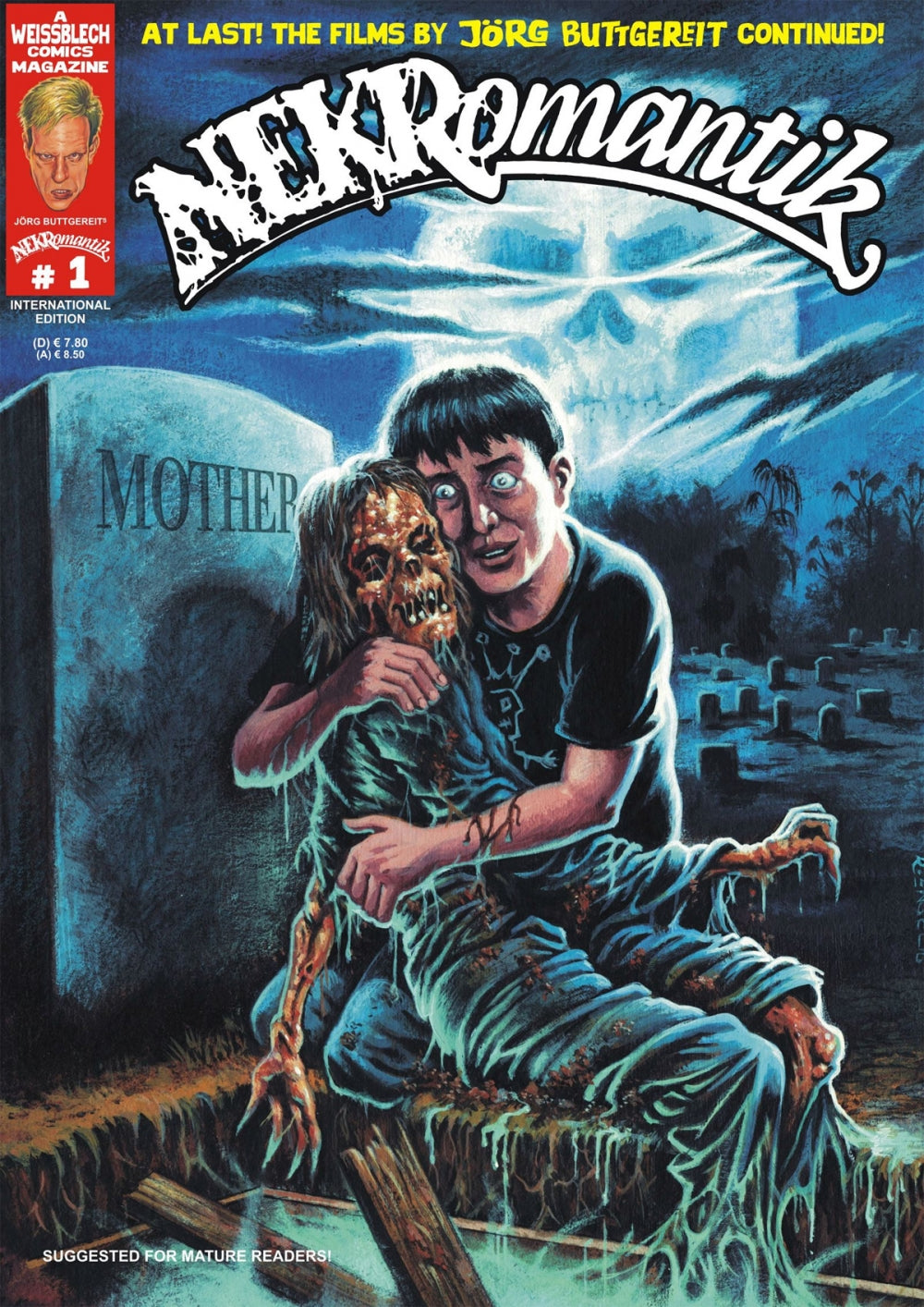 Cover Nekromantik 1 (englische Version) – Weissblech