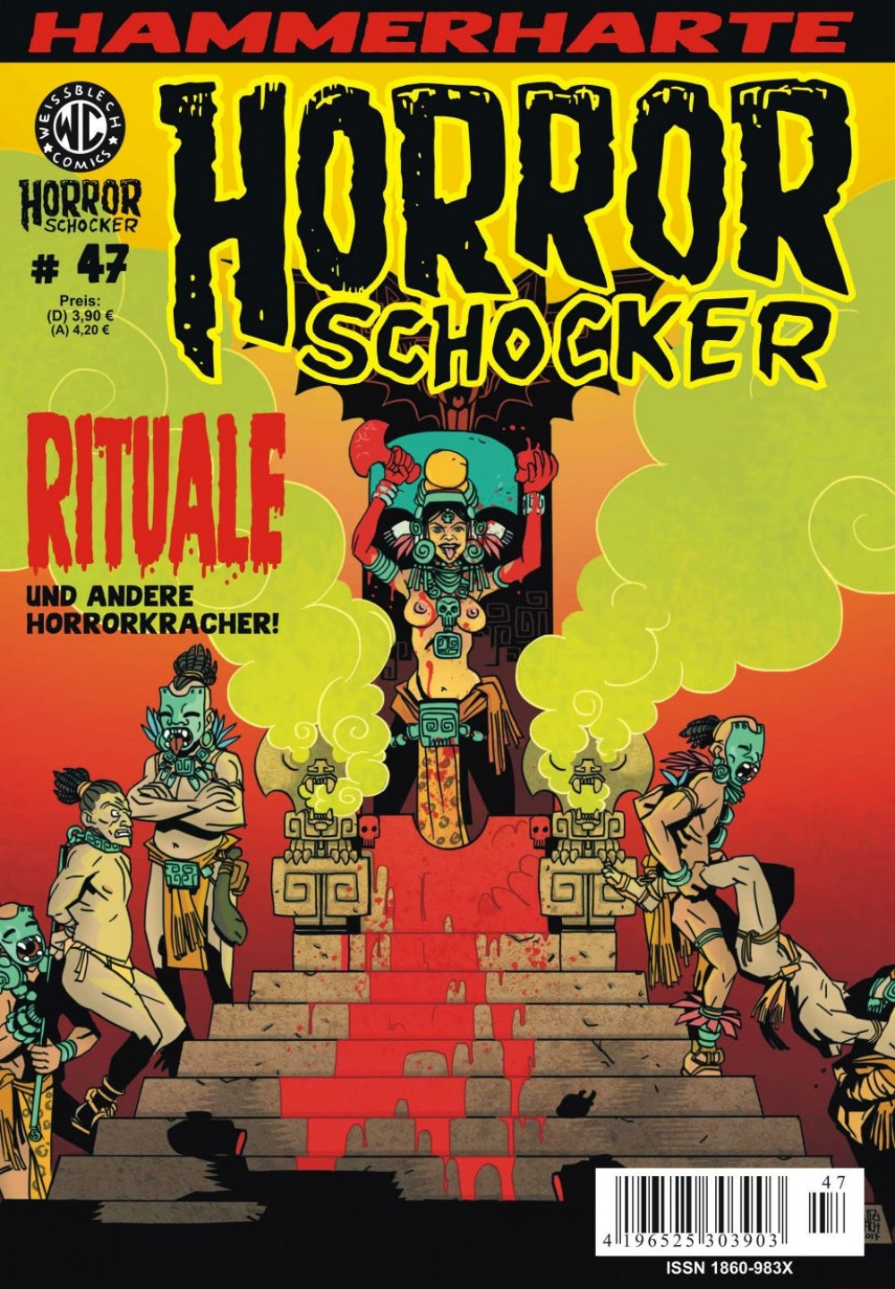 Cover Horrorschocker 47 – Rituale und andere Horrorkracher – Weissblech