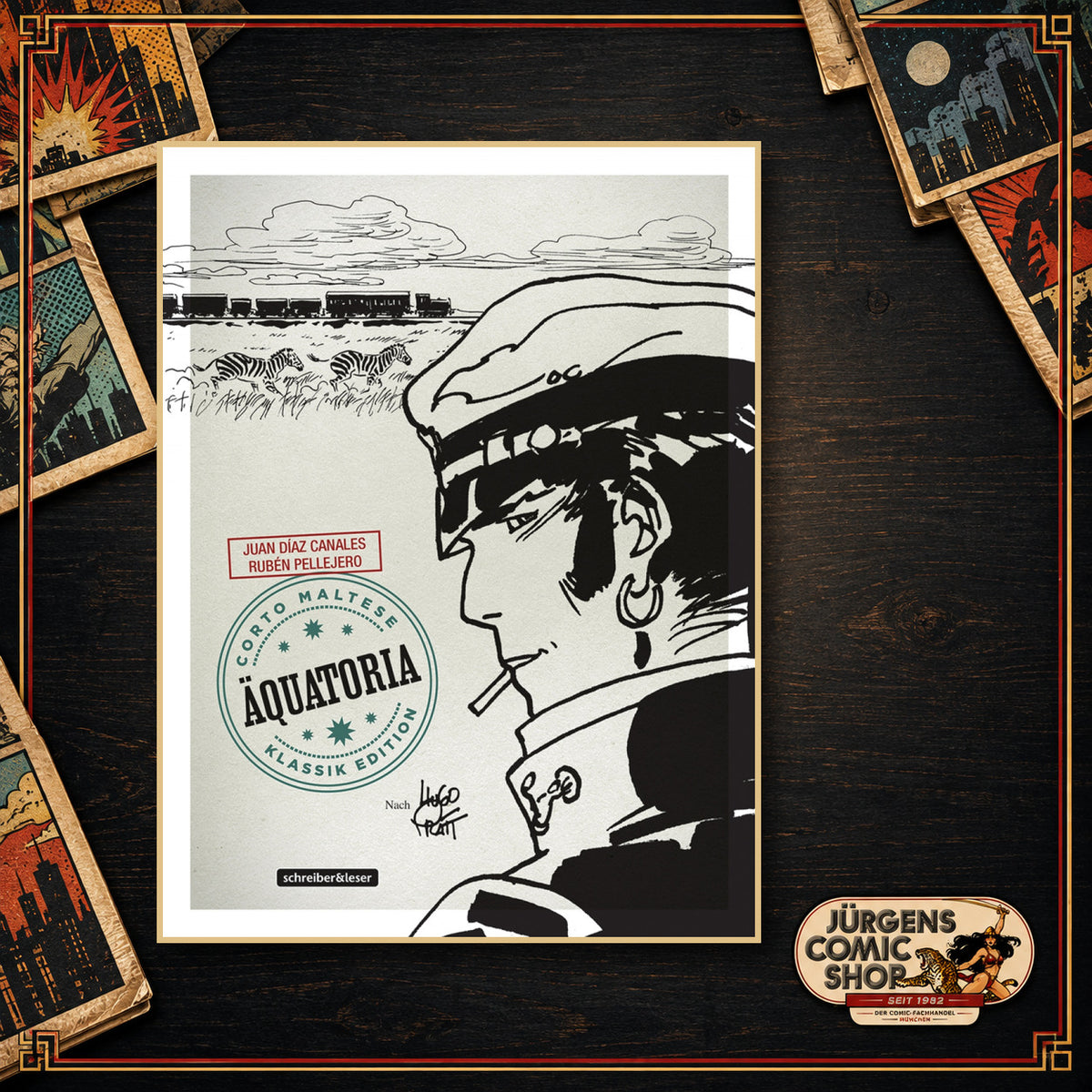 Corto Maltese 14 (s/w) Klassik Edition – Äquatoria