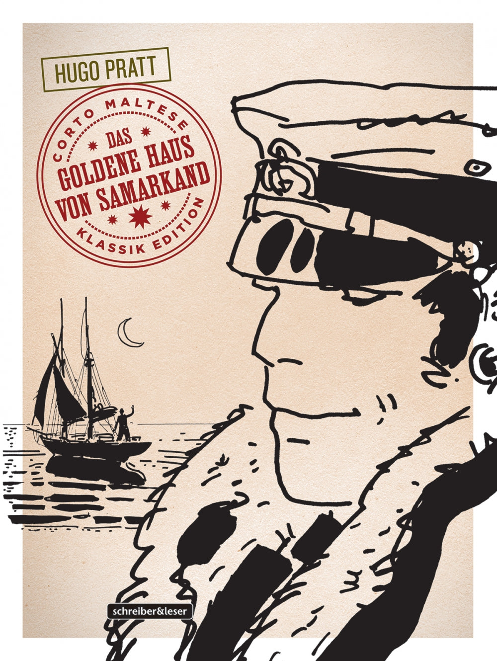 Corto Maltese 08 (s/w) Klassik Edition – Das Goldene Haus von Samarkand – Cover