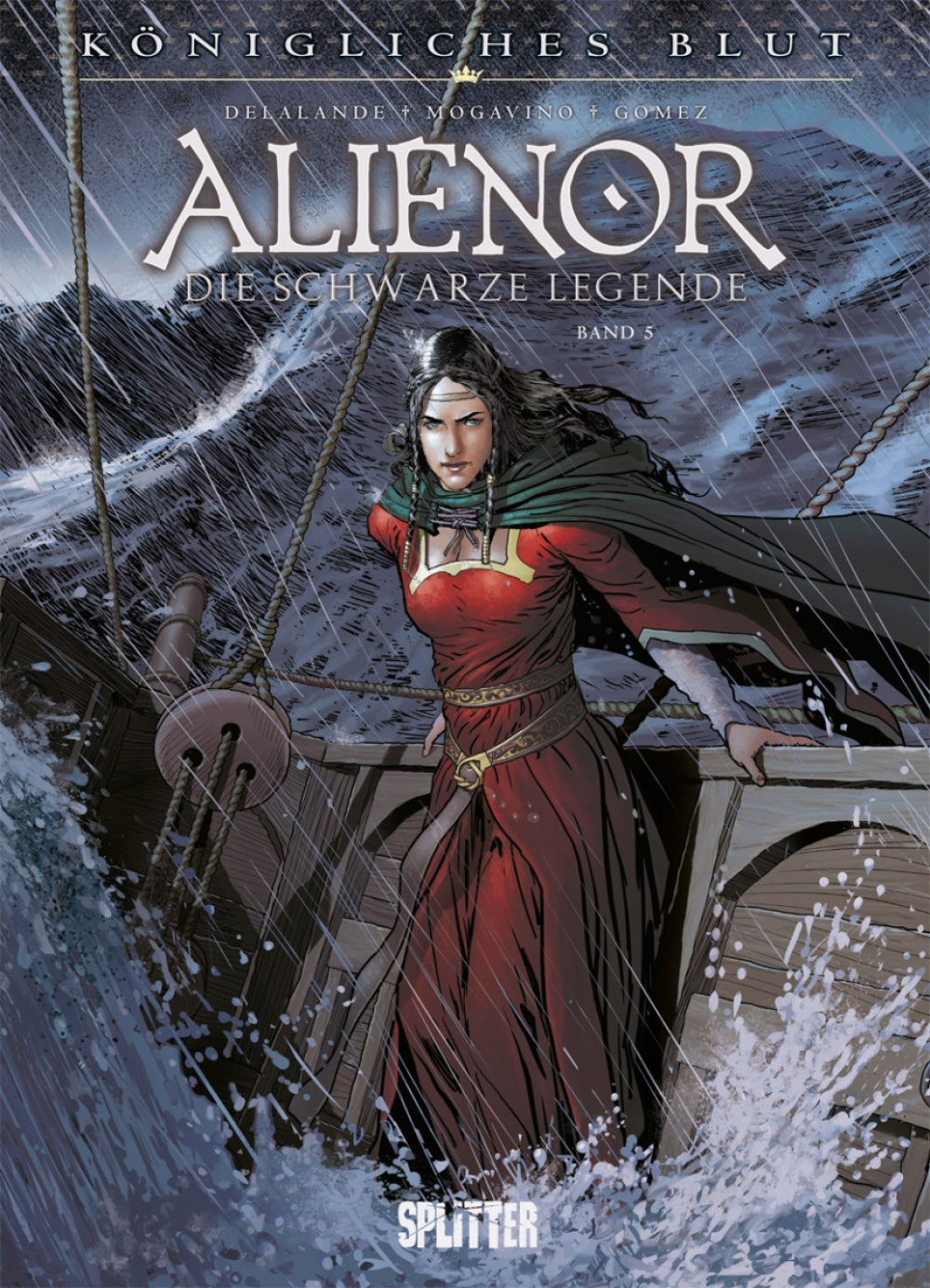Königliches Blut 7 - Alienor 5 – Die schwarze Legende 5 – Cover