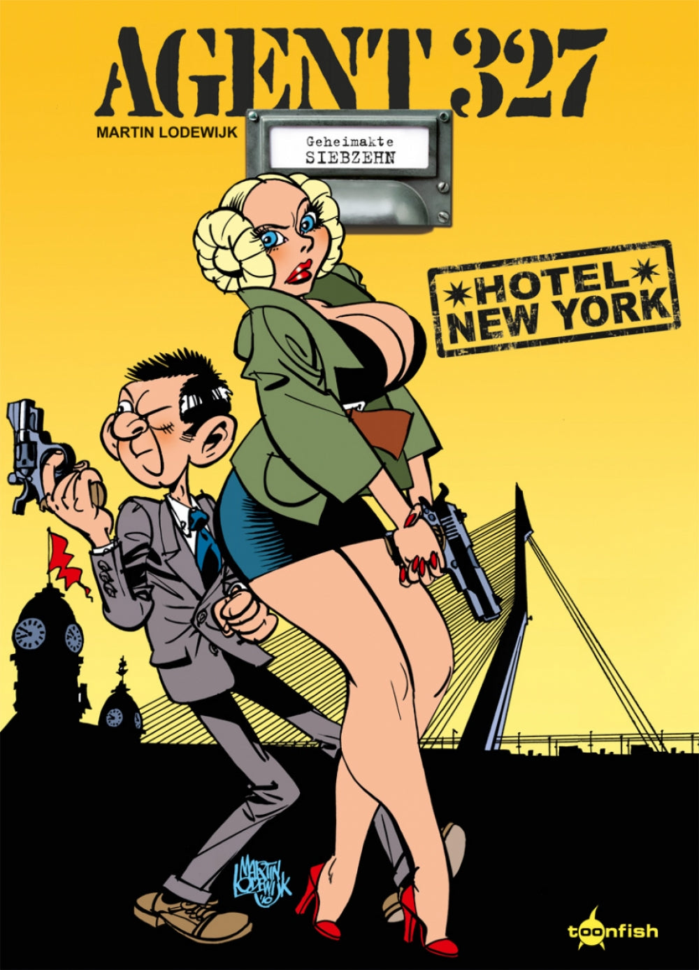 Cover Agent 327 Band 17 – Hotel New York – toonfish