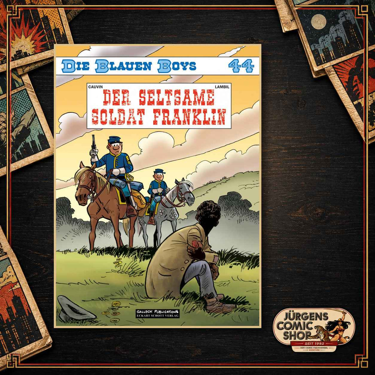 Die blauen Boys 44 – Der seltsame Soldat Franklin