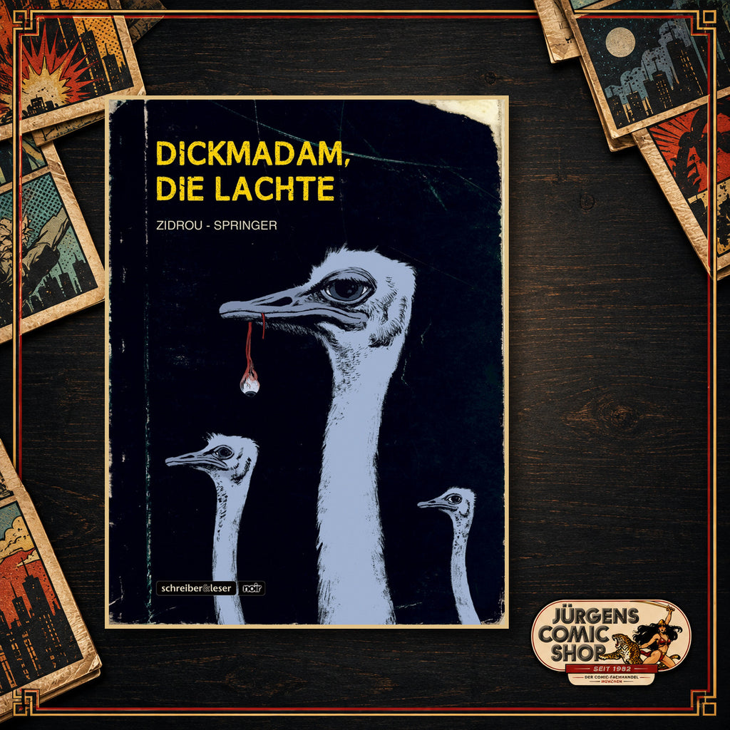 Dickmadam, die lachte