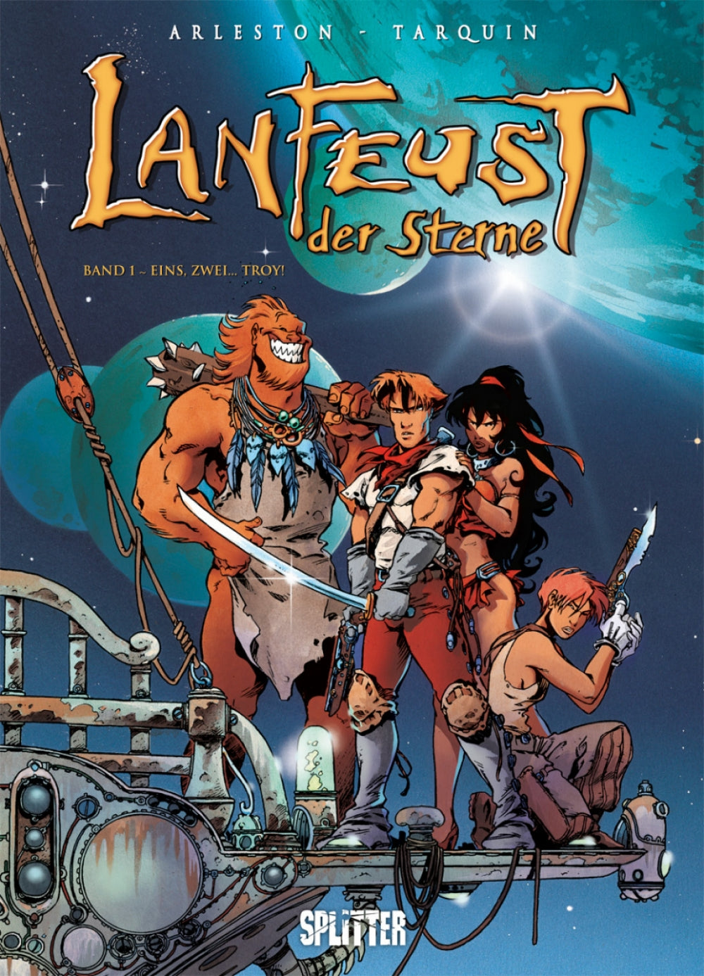 Lanfeust der Sterne 1 – Eins, Zwei...Troy – Cover