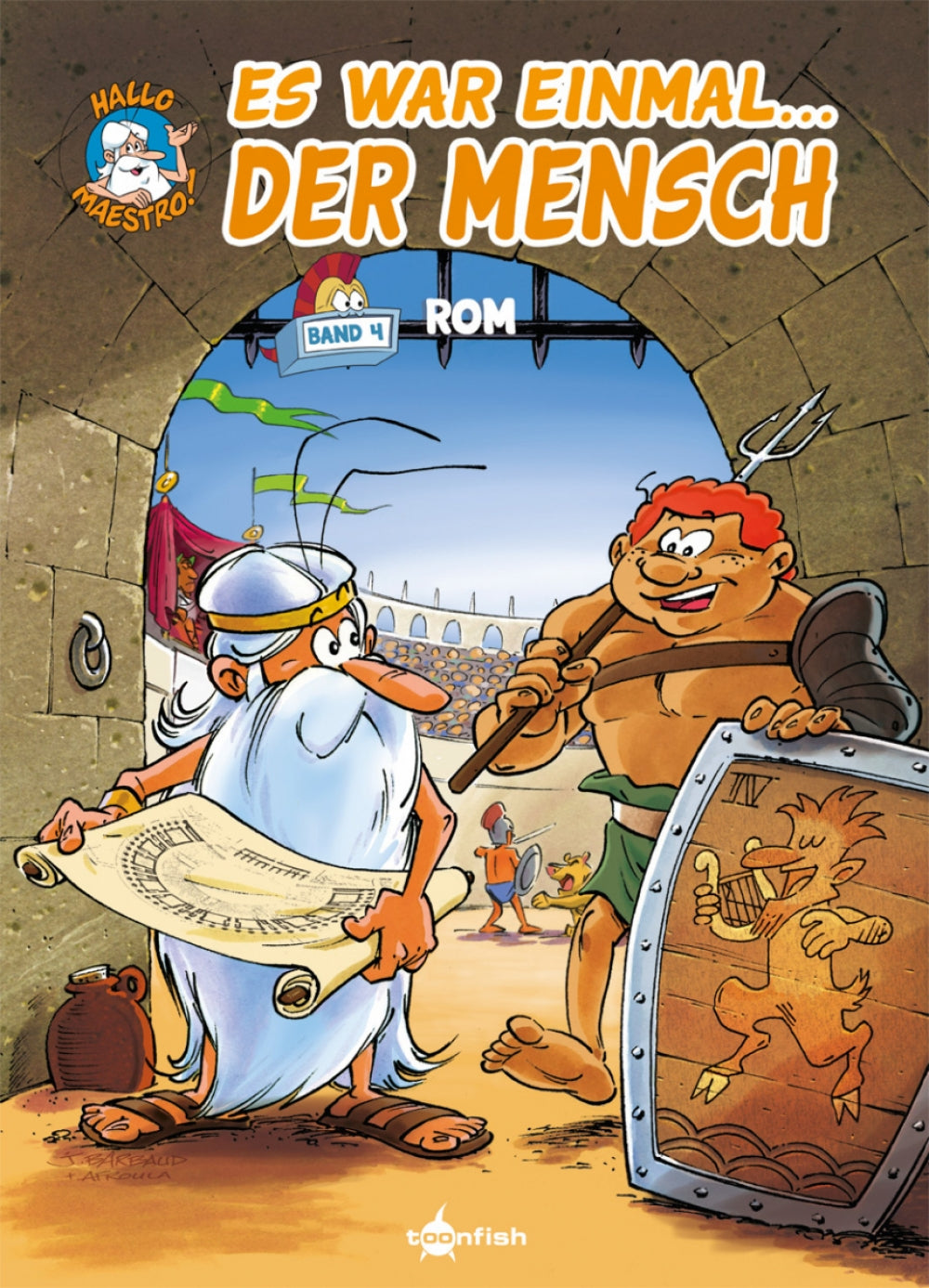 Cover Es war einmal der Mensch 4 – Rom – toonfish